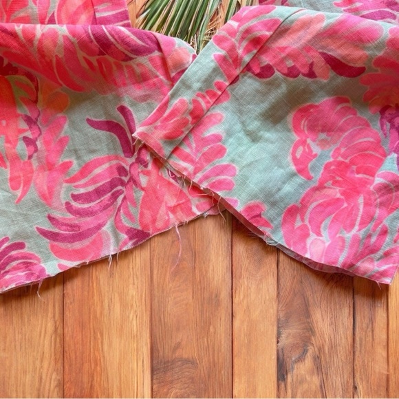 Lilly Pulitzer XS The Beach Pant - 100% Linen - Vibrant Floral Print - Picture 9 of 12